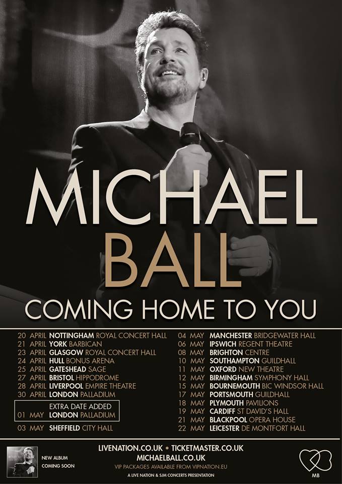 Michael Ball Tour Dates 2019